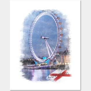 London eye Posters and Art